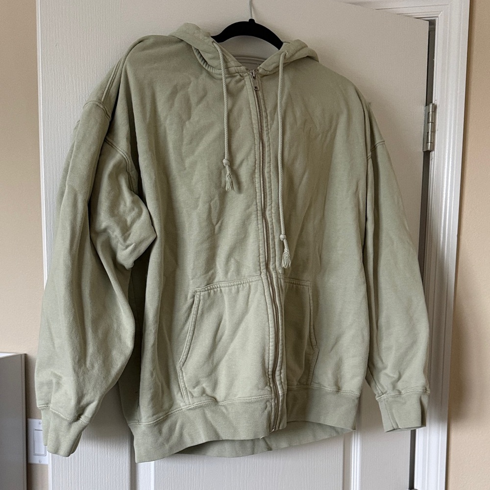 Brandy Melville Olive Green Hoodie